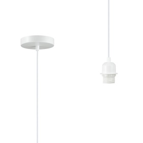 D0181  Dreifa 1 Light Pendant Matt White